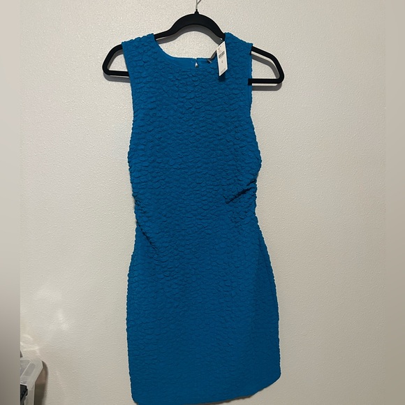 Anthropologie Textured Mini Shift Dress - Picture 3 of 4